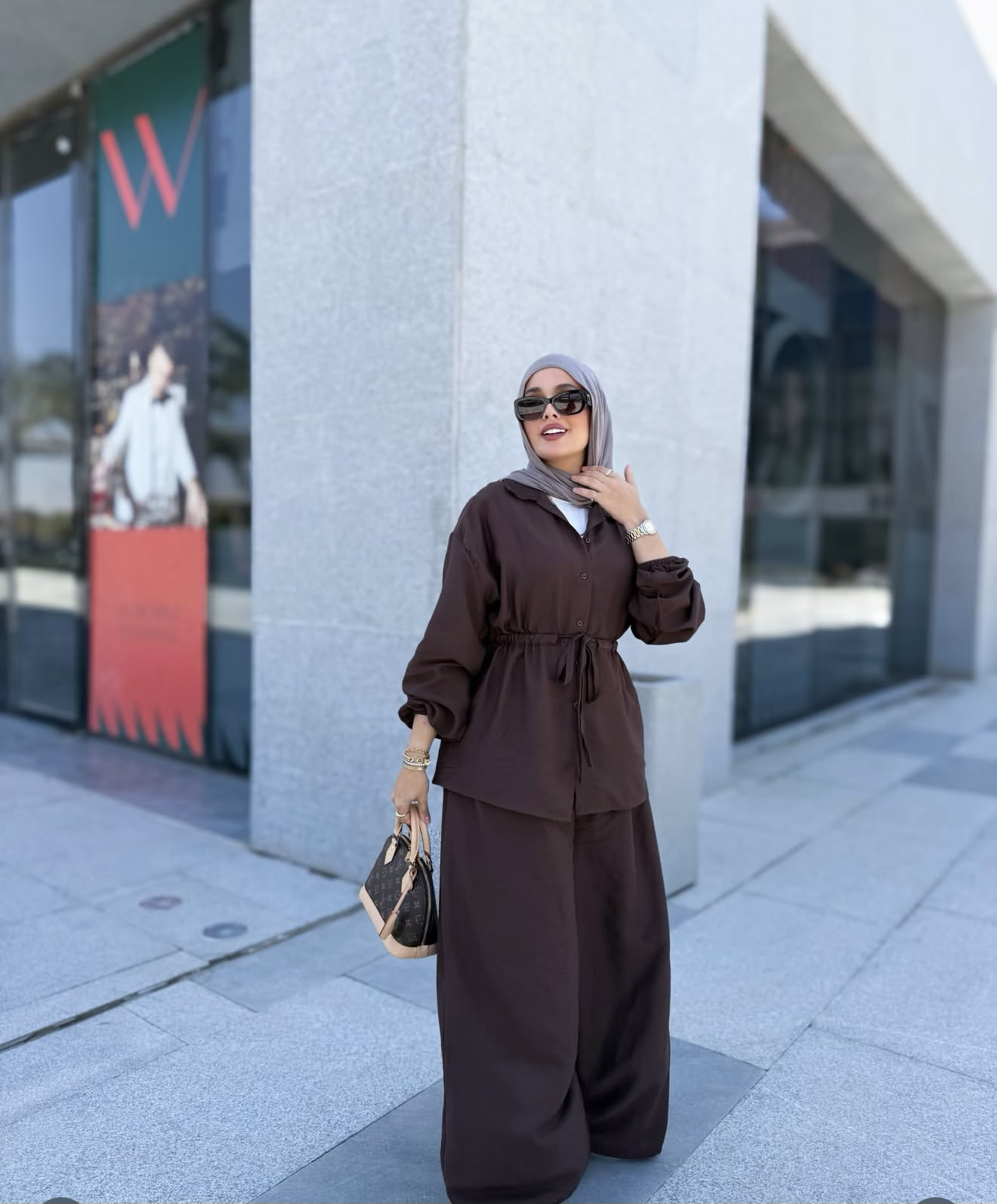 Classic linen Wide-Leg Suit - الصورة 3